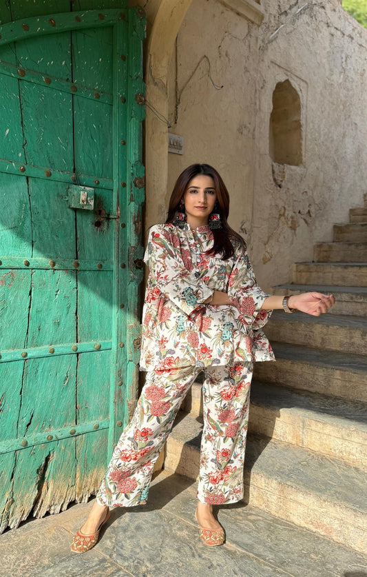 Parrots & Peacocks Co-ord Set