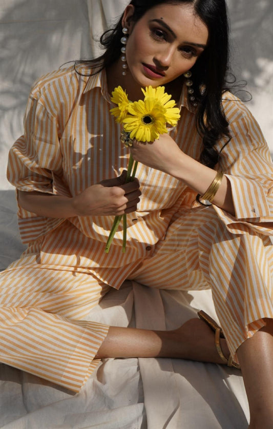 Summer Stripe Orange Co-ord set