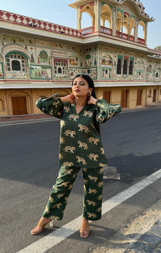Tiger Olive Green set