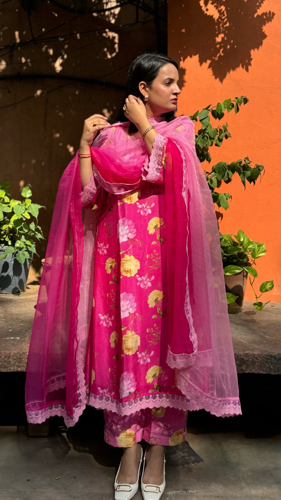 Shades of rose suit set