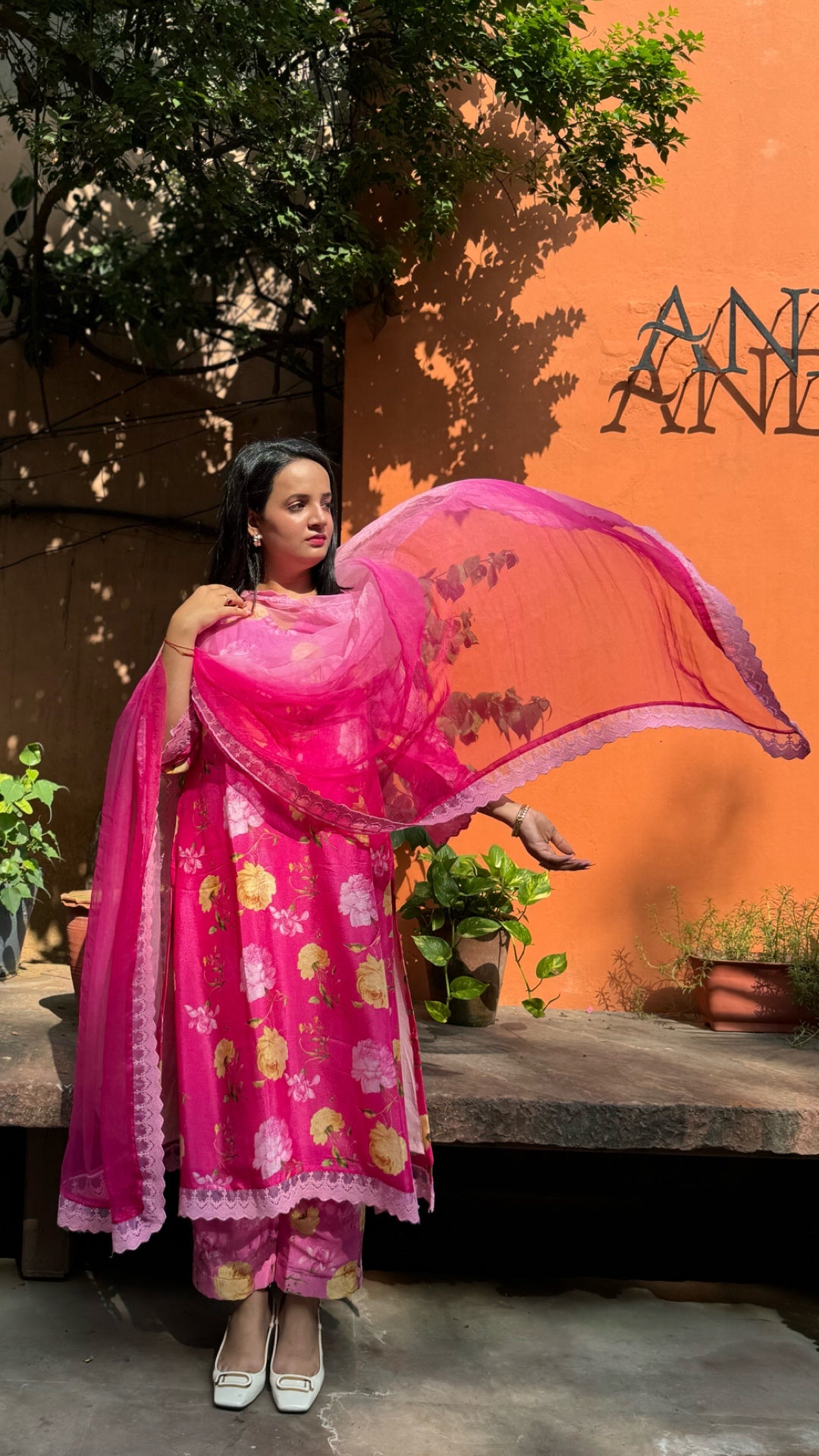 Shades of rose suit set