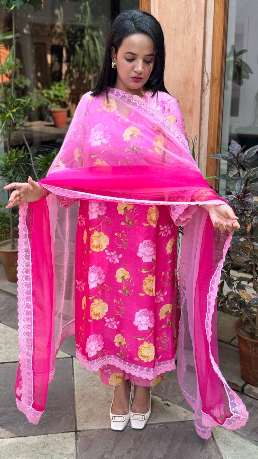 Shades of rose suit set