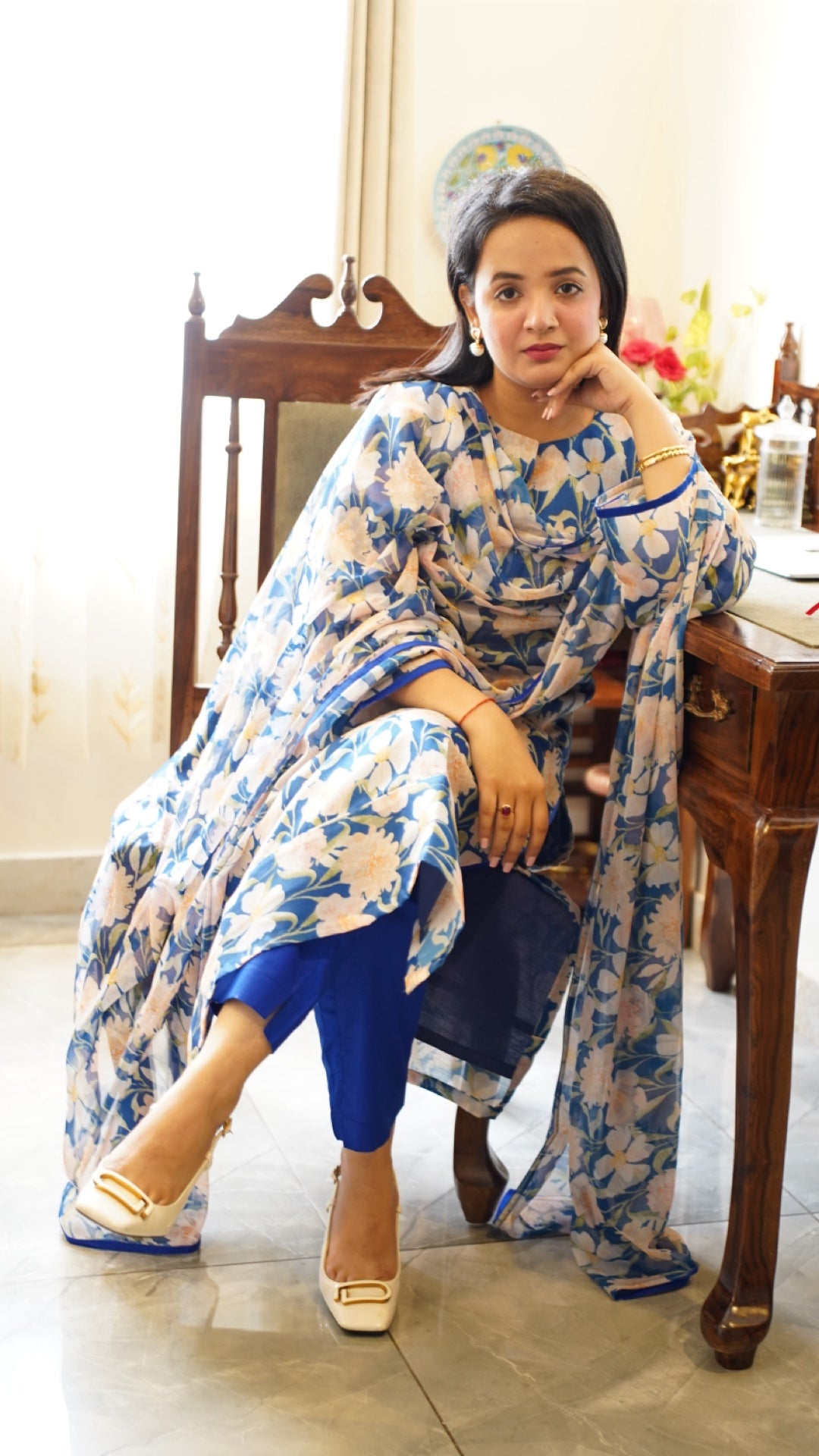 Bindweed Blue suit set