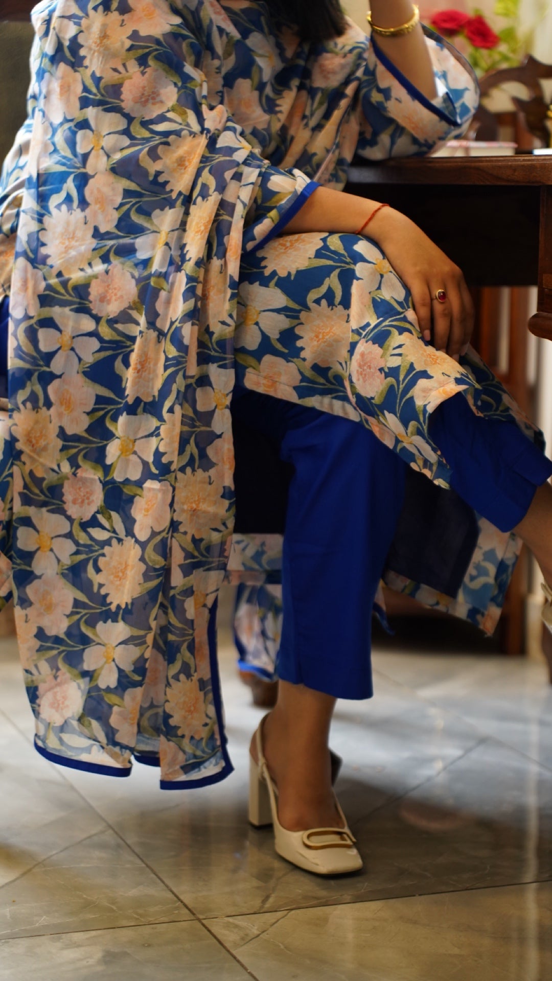 Bindweed Blue suit set