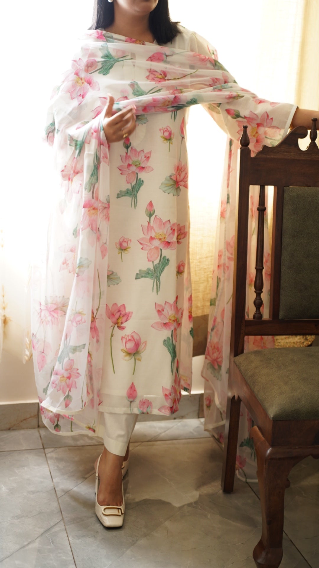 Pearl Lotus Suit Set
