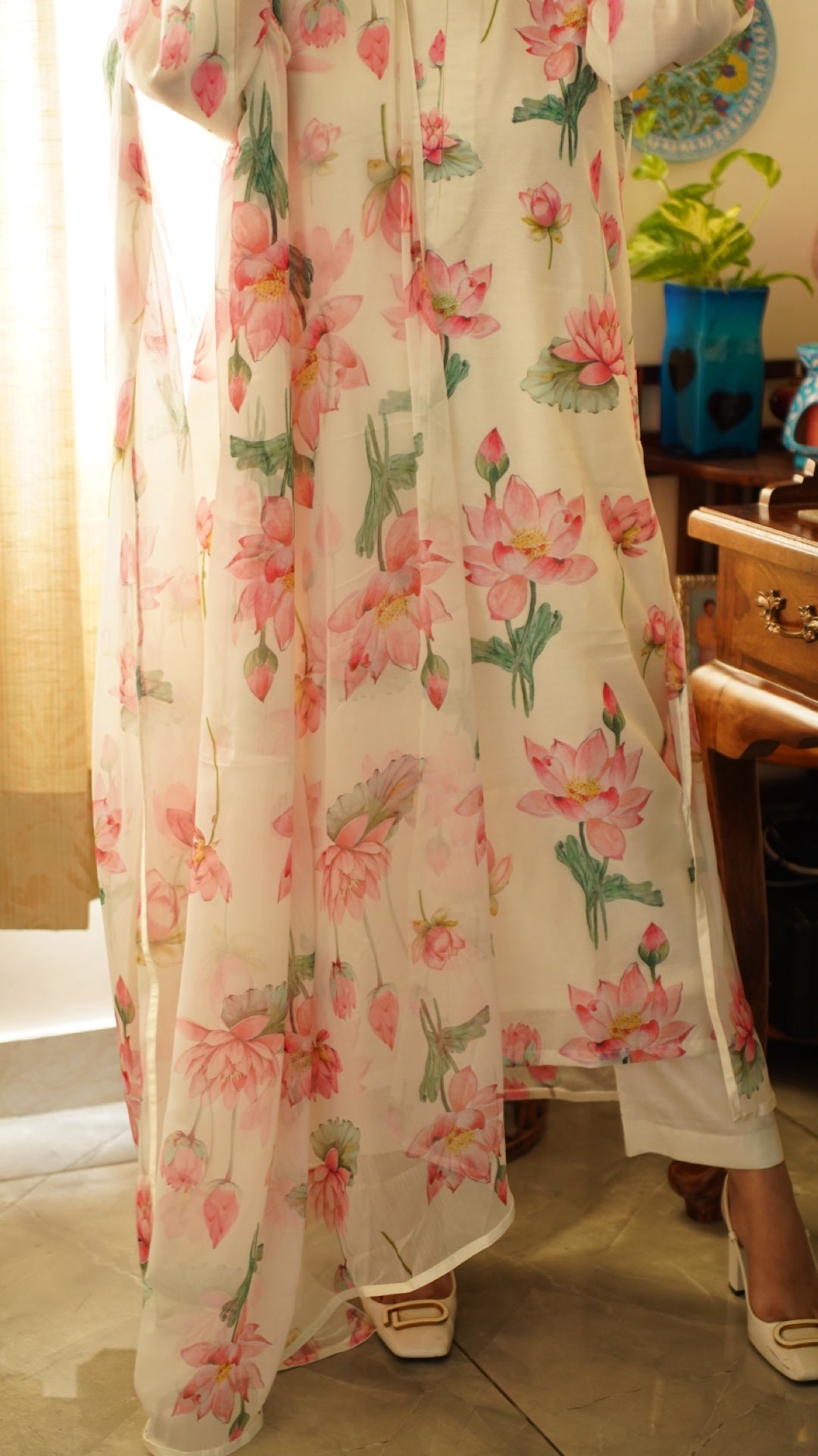 Pearl Lotus Suit Set