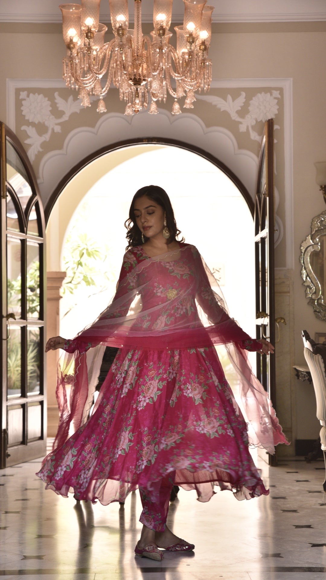 Rosaline Dark Pink Suit Set