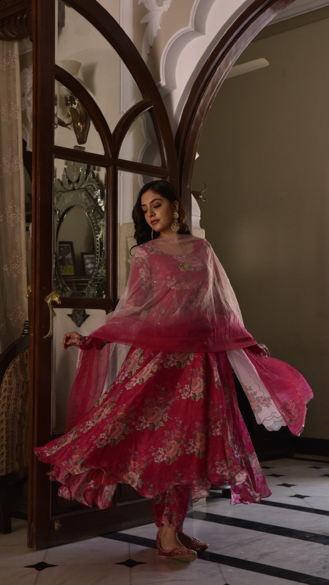 Rosaline Dark Pink Suit Set