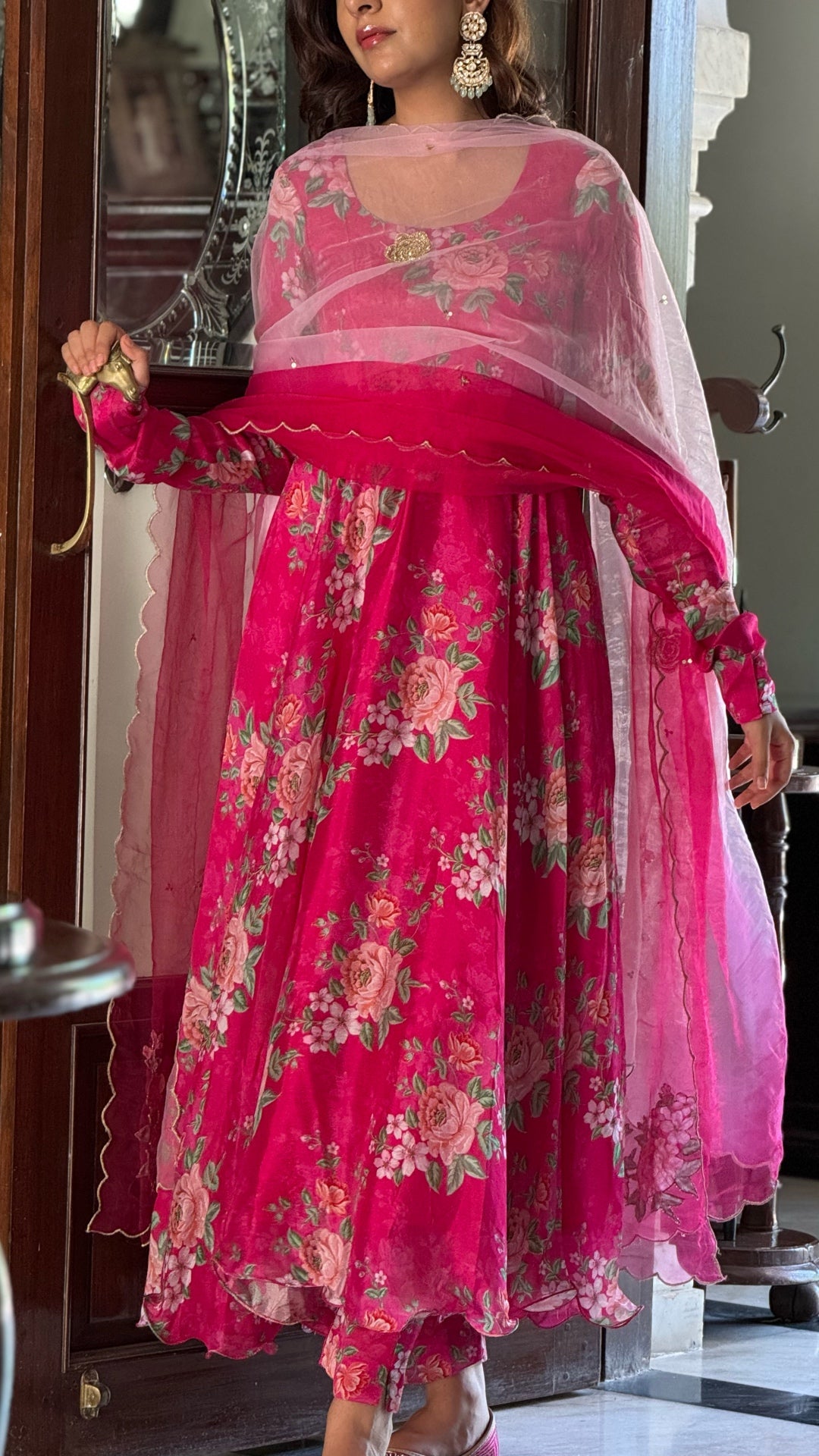 Rosaline Dark Pink Suit Set