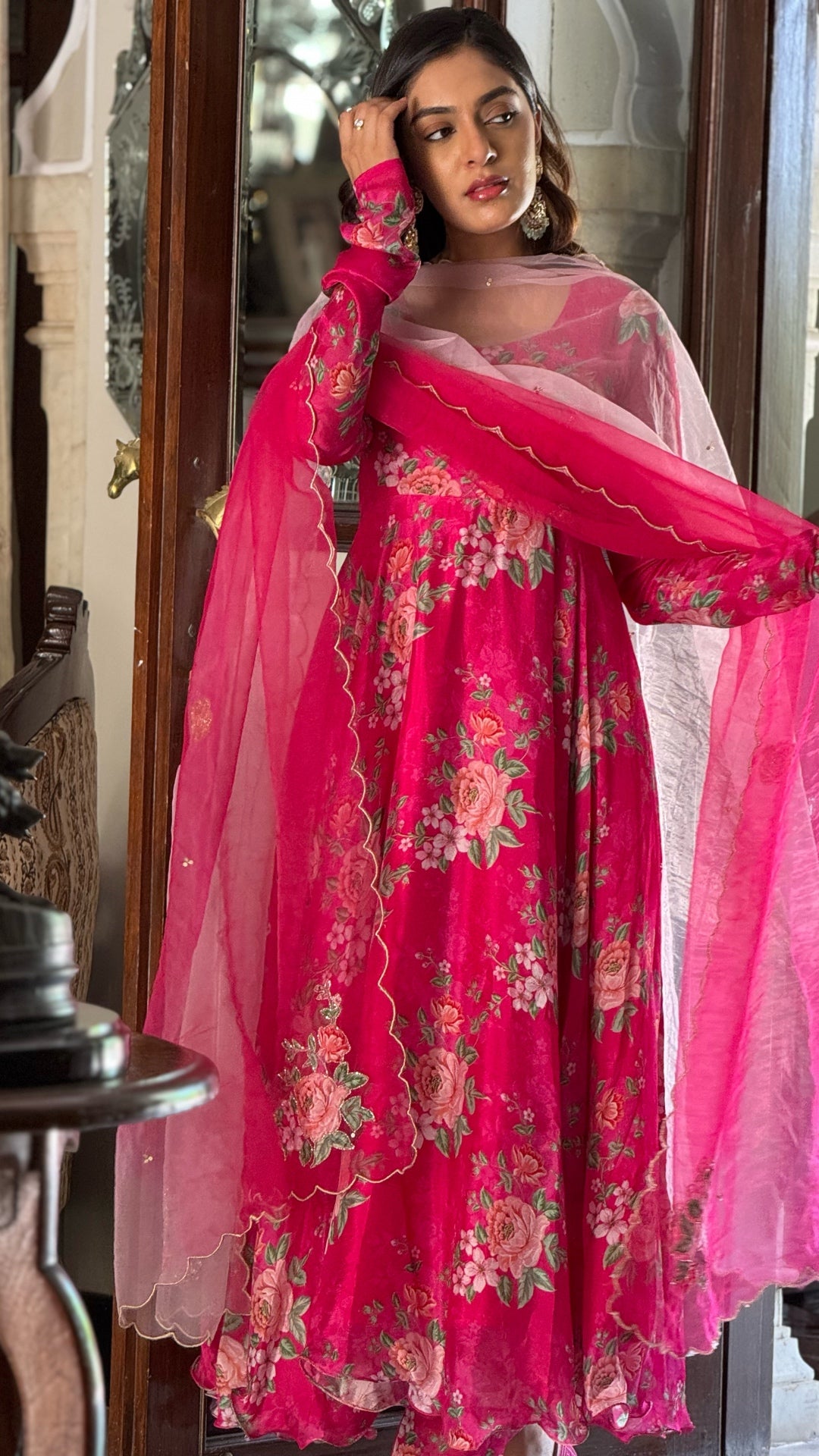 Rosaline Dark Pink Suit Set