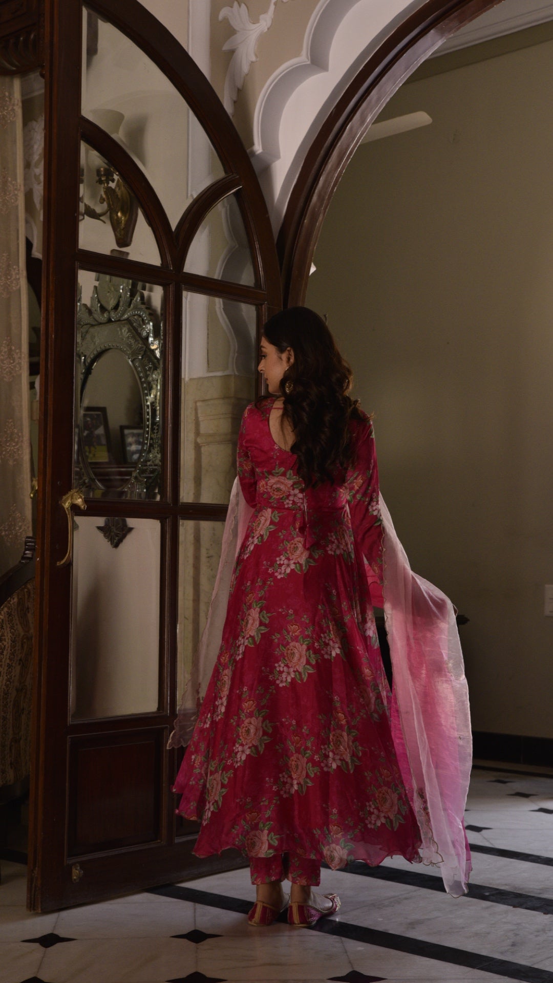 Rosaline Dark Pink Suit Set