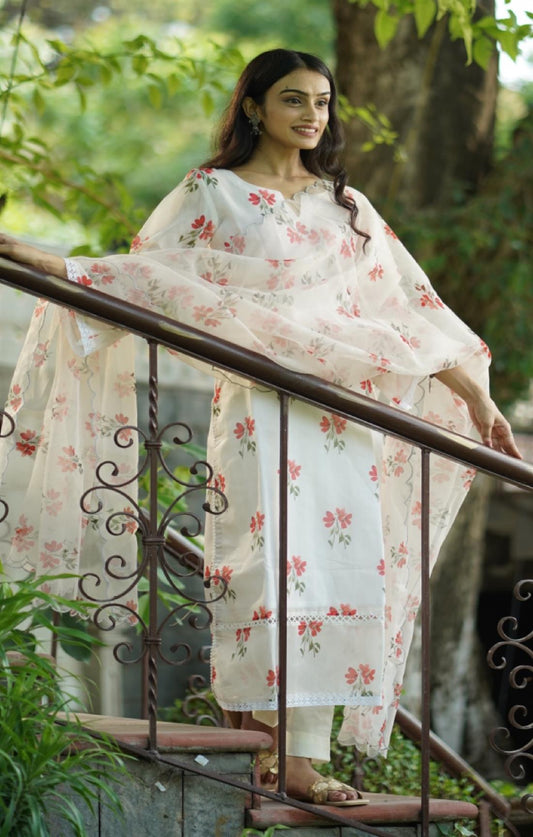 POPPY FLOWER SUIT SET