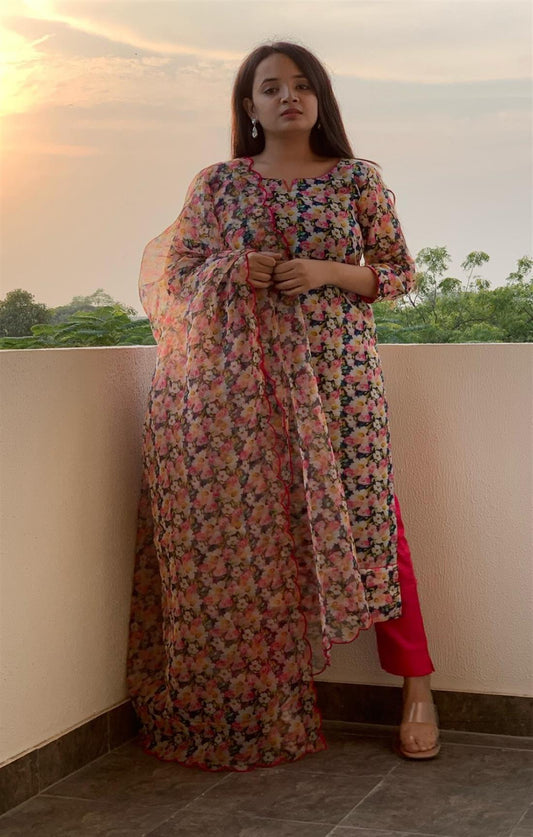 LITTLE FLORAL SUIT SET