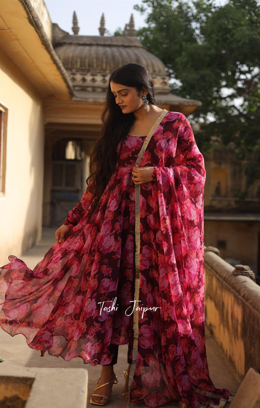 GULAAB CHIFFON SUIT SET