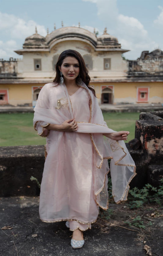 Fawn Rose Quartz Suit Set