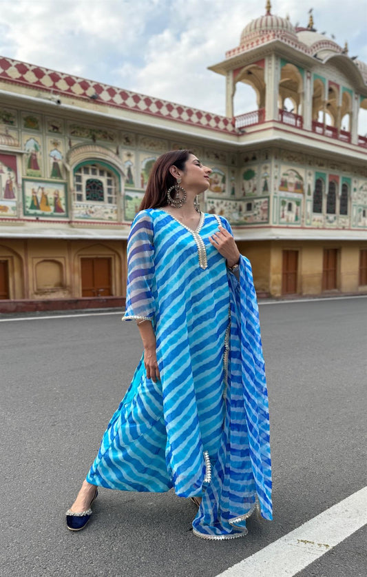 Lahara Blue Suit Set