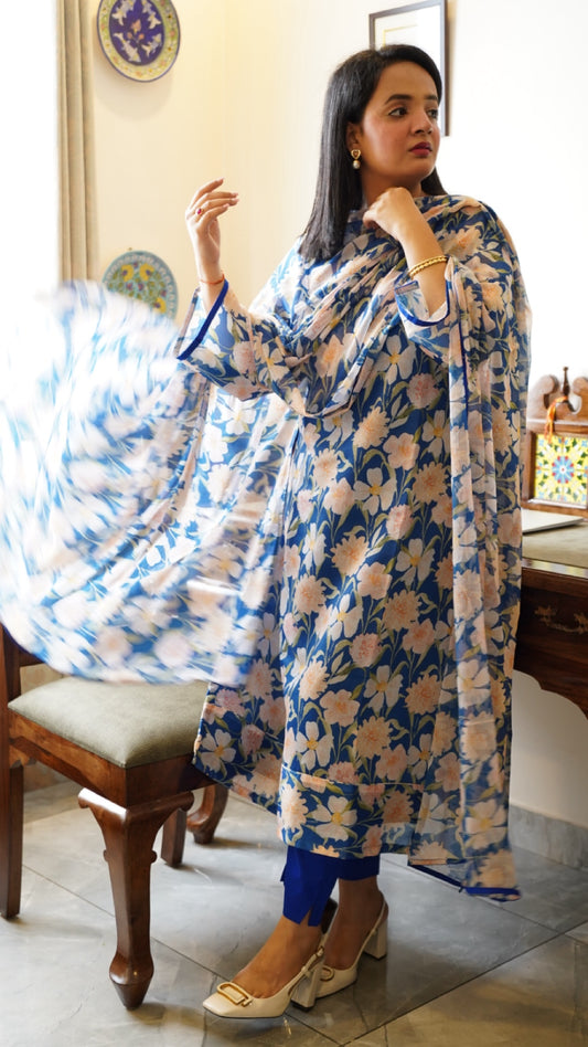 Bindweed Blue suit set