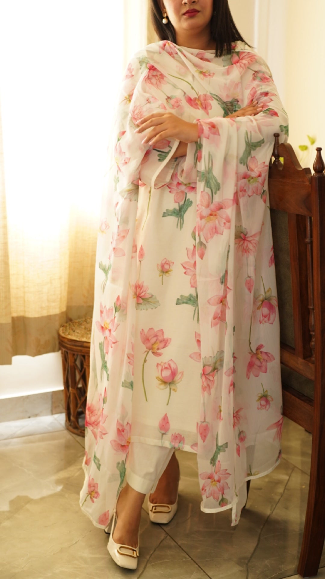Pearl Lotus Suit Set