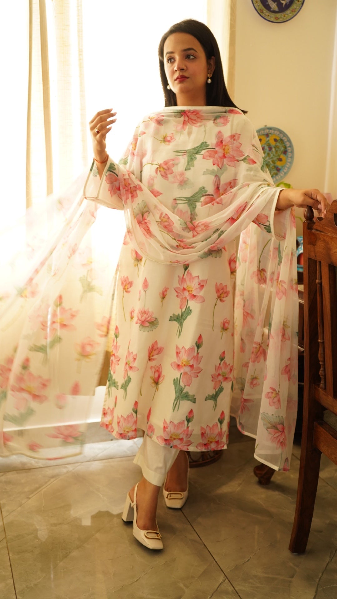 Pearl Lotus Suit Set