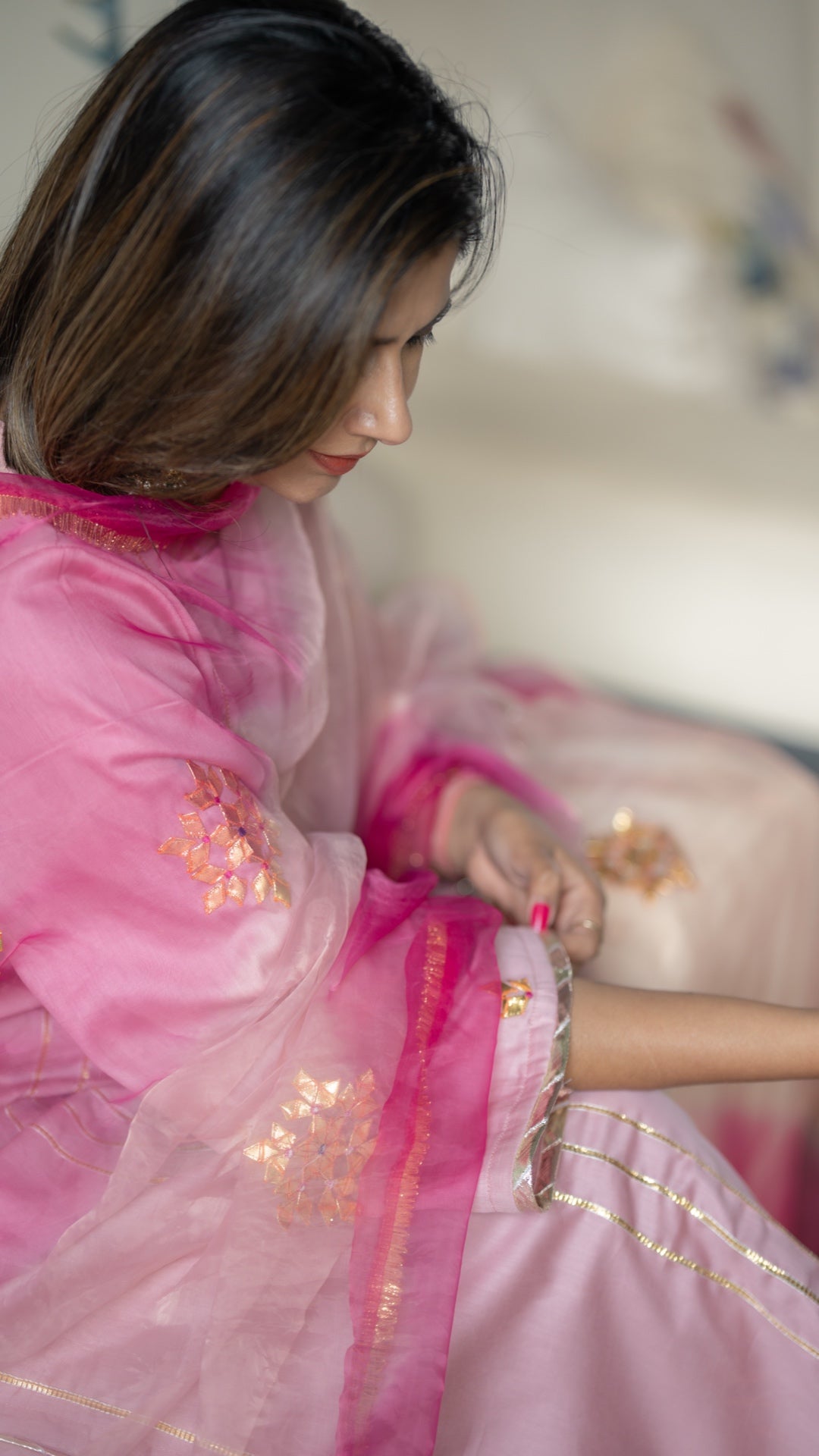 Maya Dream Dusky Rose Suit Set