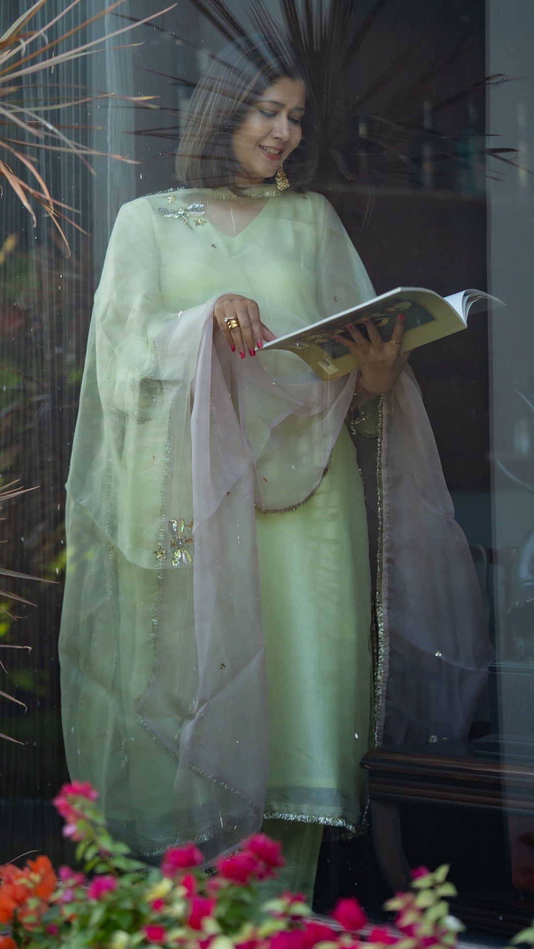 Dragonfly & Stars Light Mint Suit Set