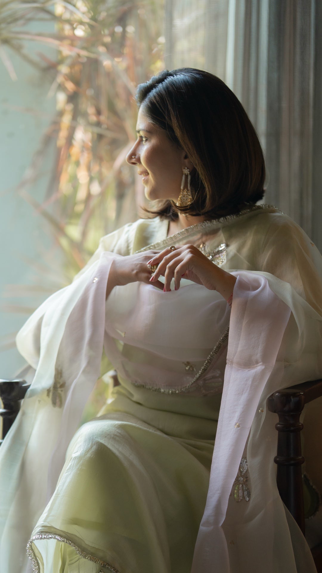 Dragonfly & Stars Light Mint Suit Set