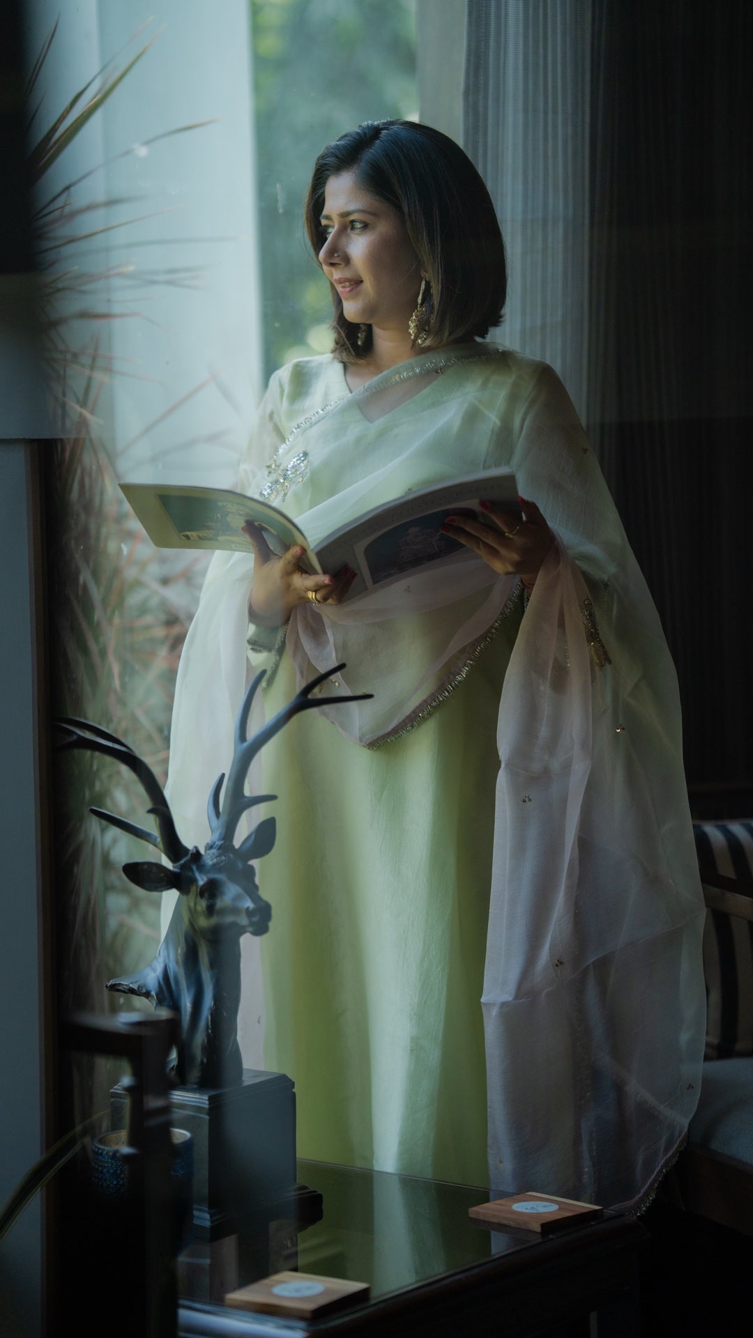 Dragonfly & Stars Light Mint Suit Set