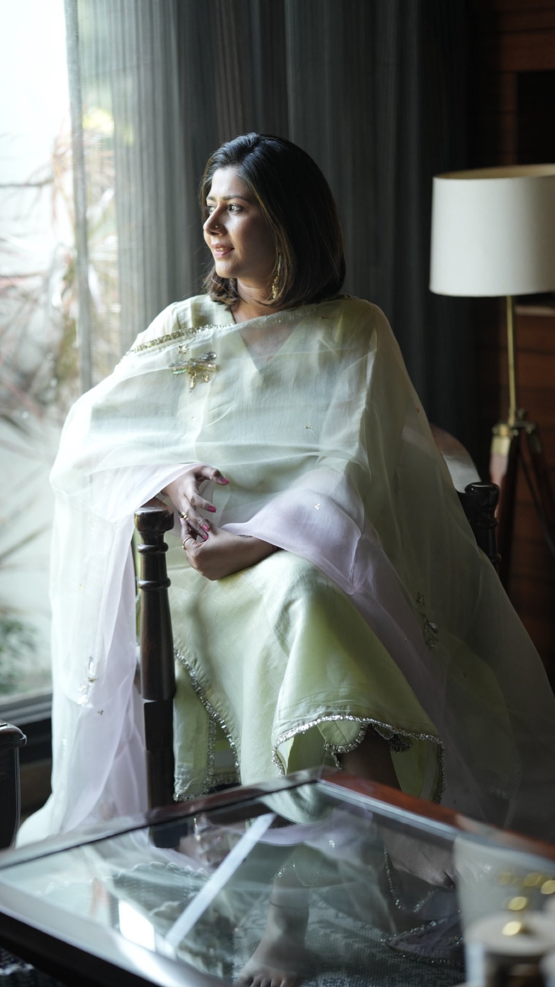 Dragonfly & Stars Light Mint Suit Set