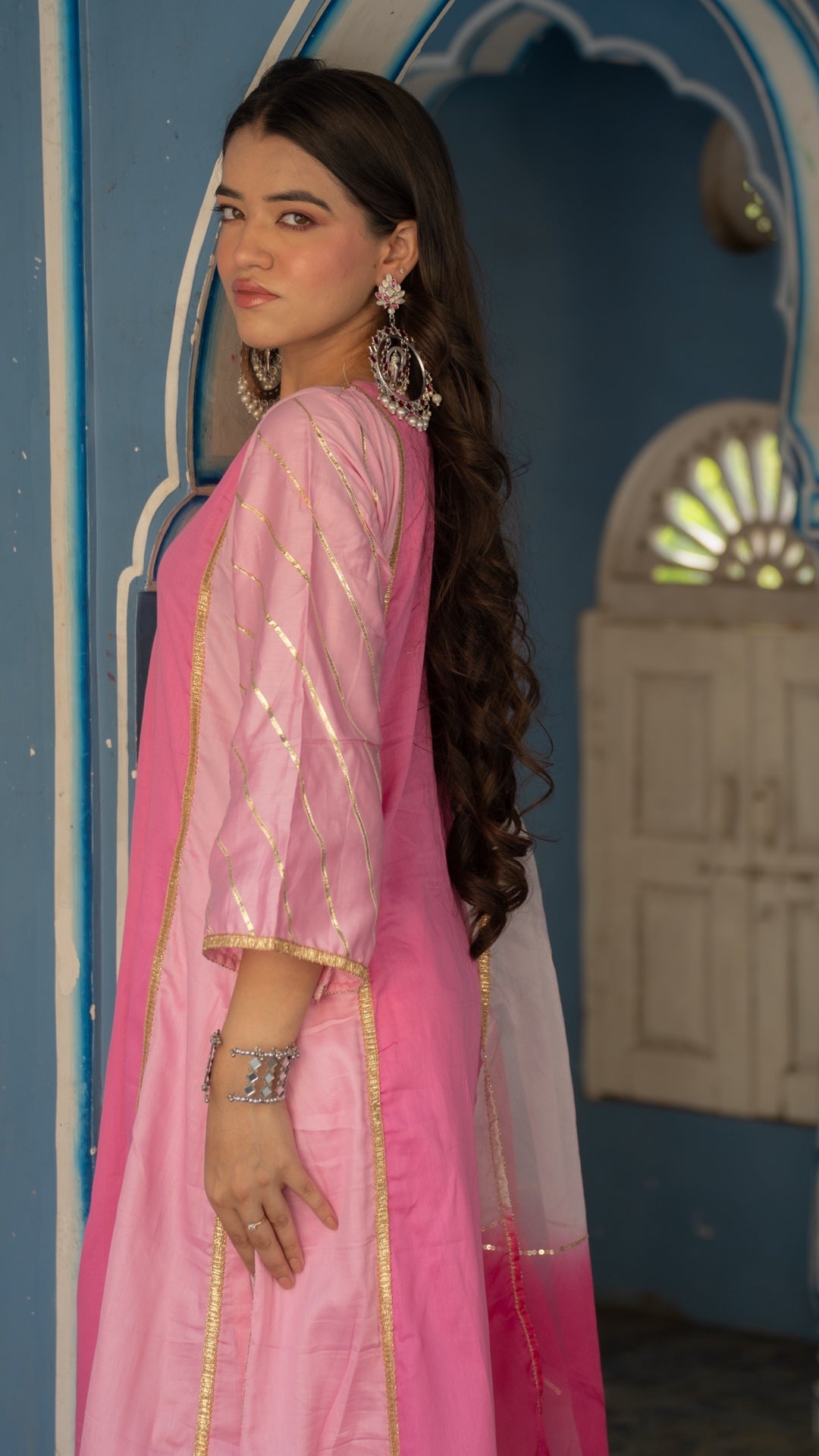 Tayab Pink Sitara Suit Set