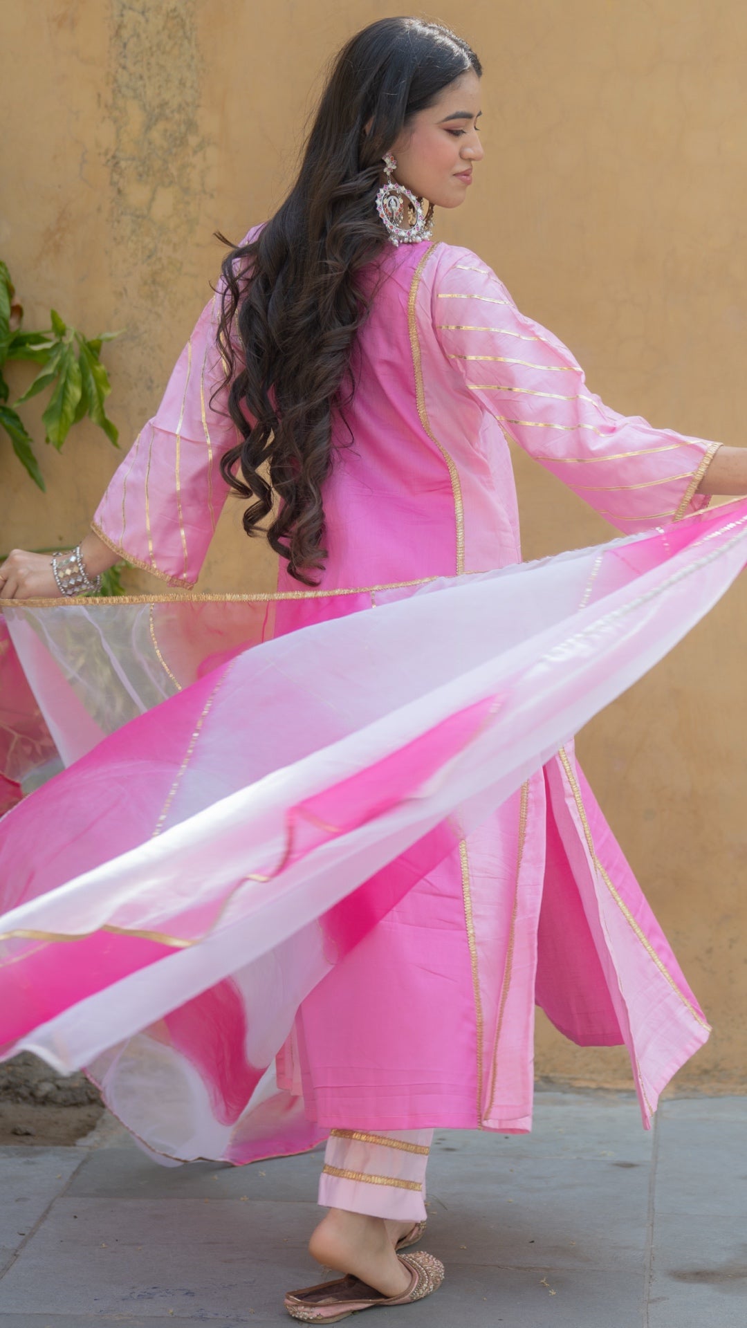 Tayab Pink Sitara Suit Set