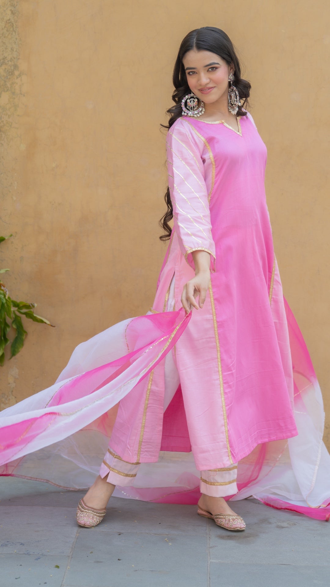 Tayab Pink Sitara Suit Set