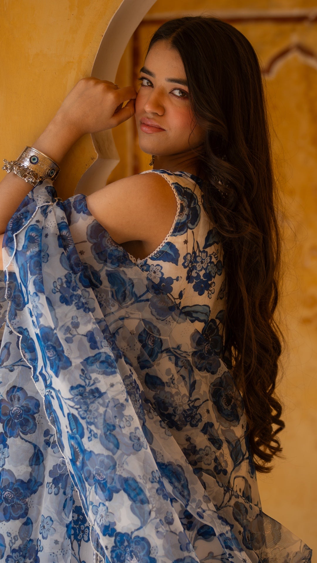 Water Floral Suit Set