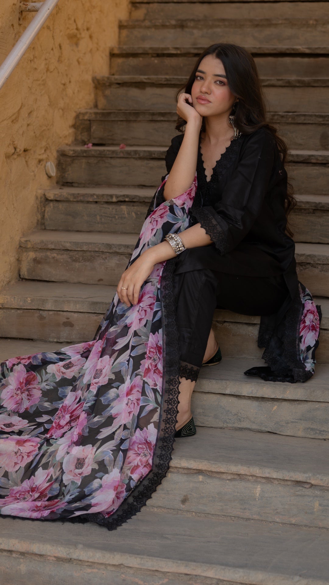 Surma Floral Suit Set