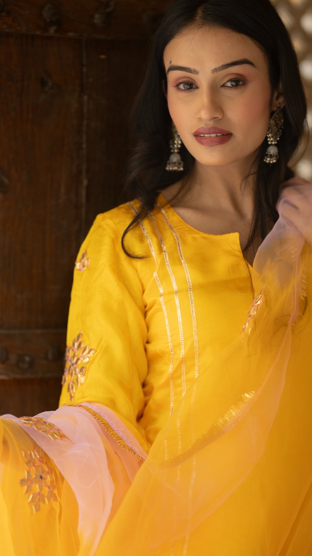 Maya Dream Yellow & Pink Suit Set