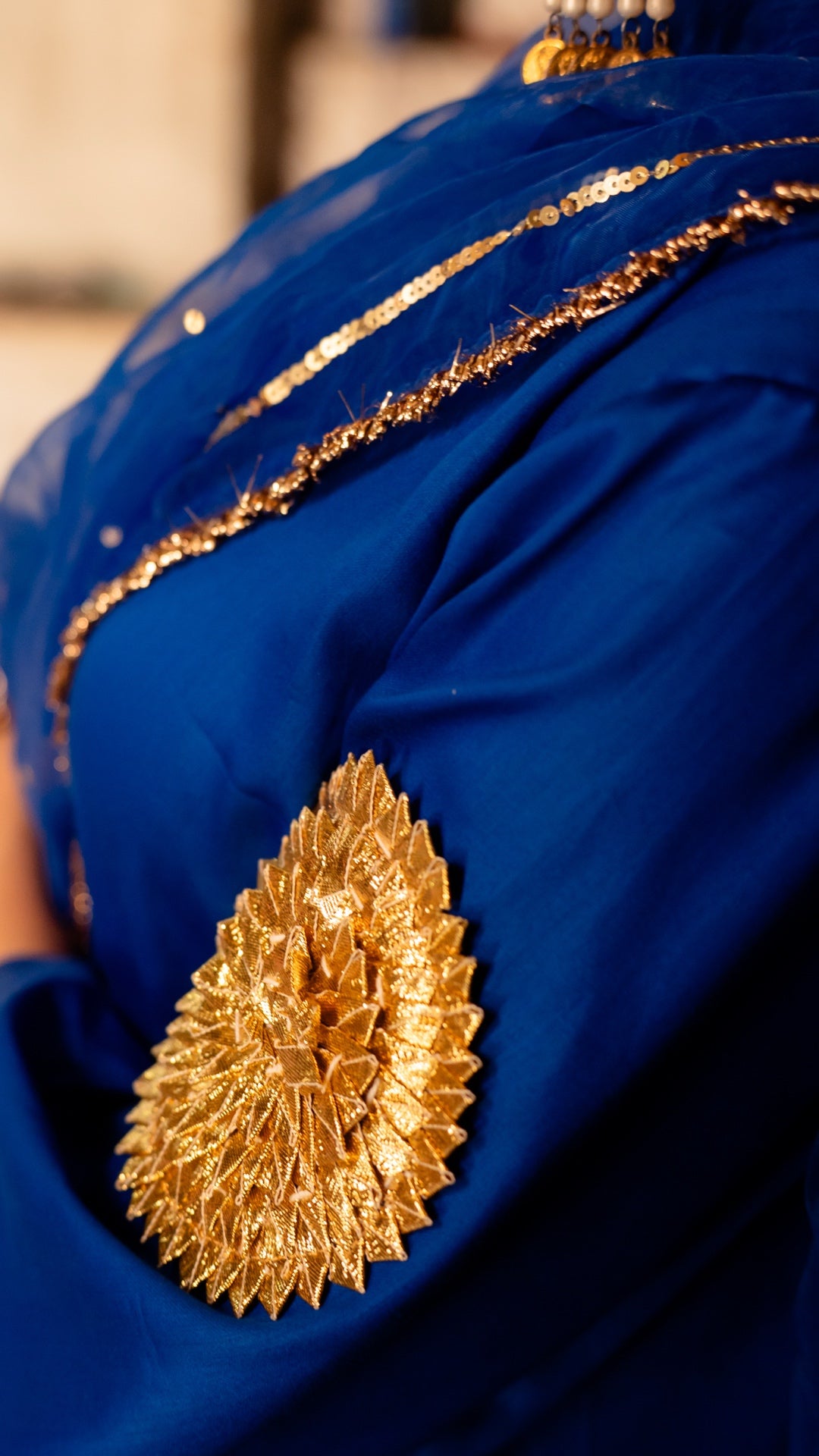 Sharvari Electric blue Suit Set