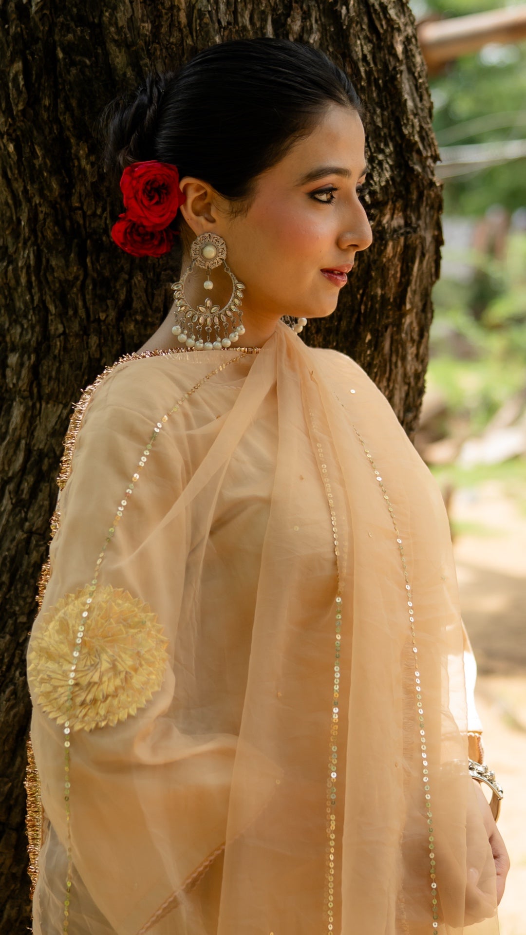 Mohini Beige Suit Set