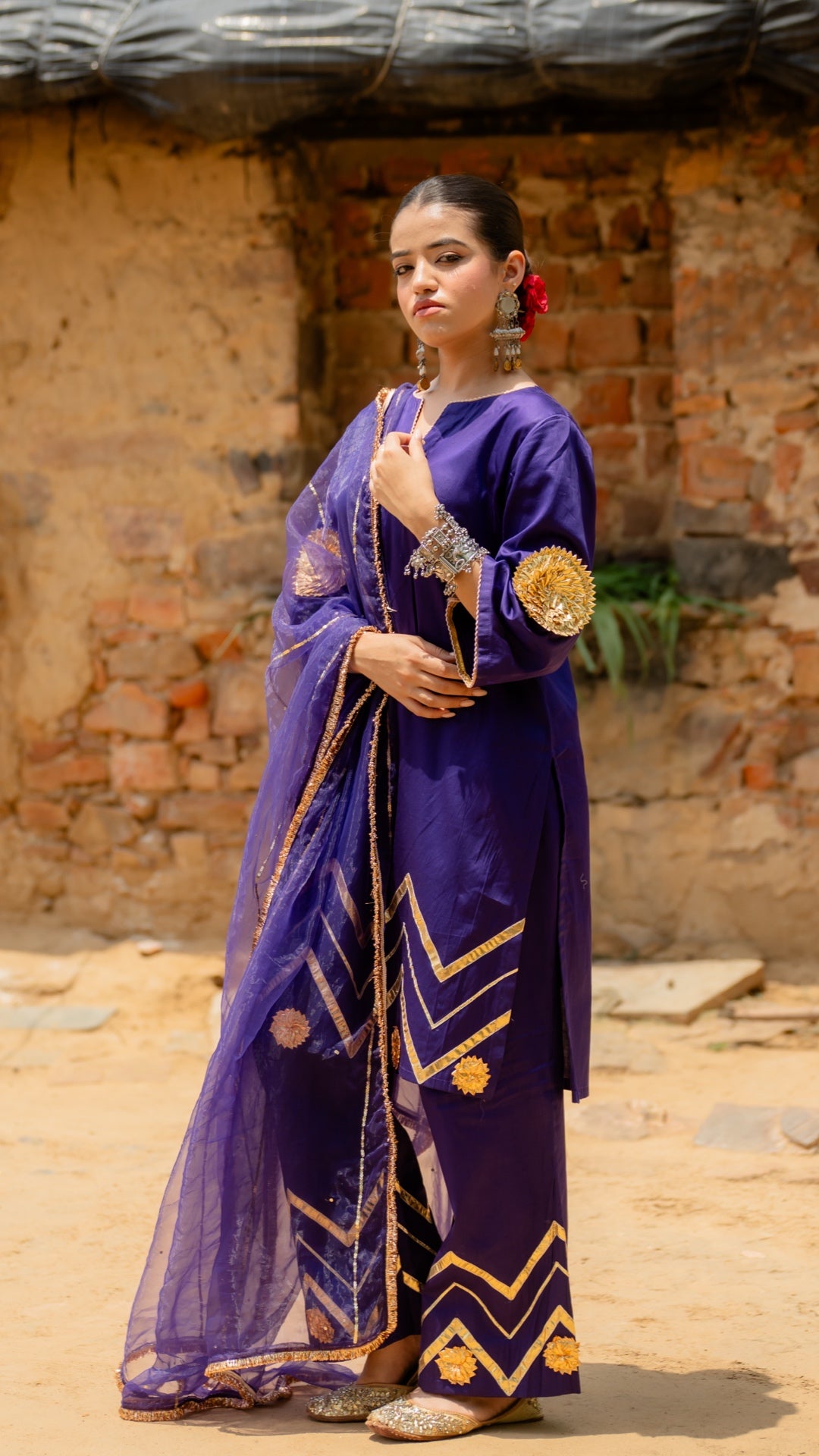 Mohini Purple Suit Set