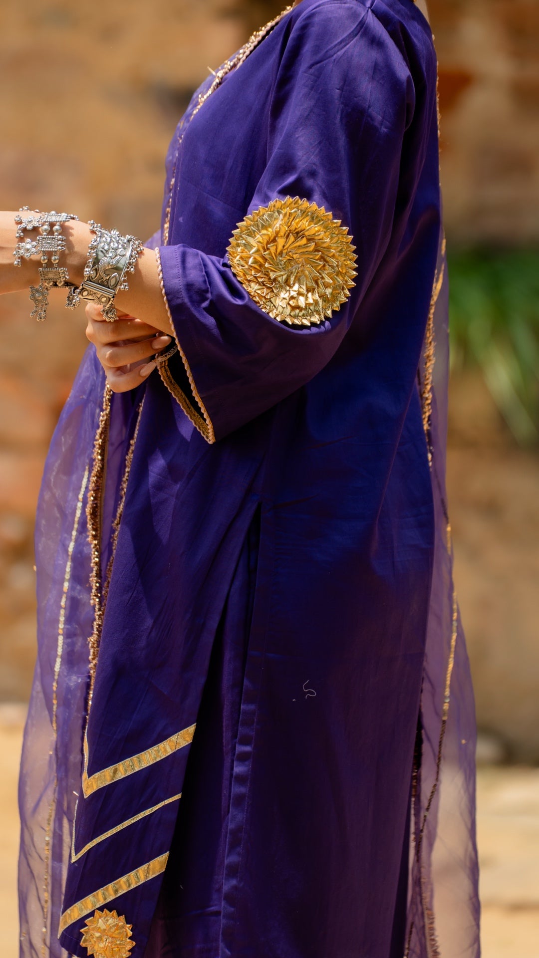 Mohini Purple Suit Set