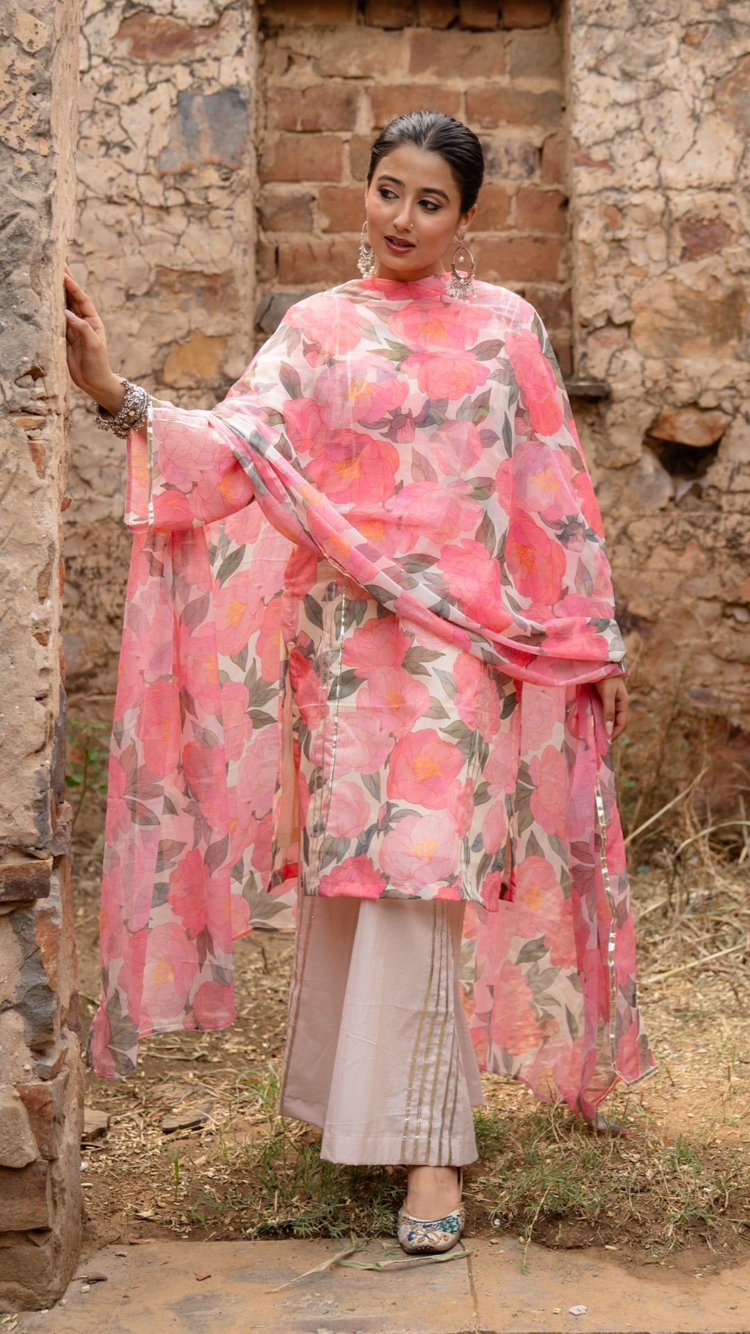 Sukh Chiffon  Suit Set
