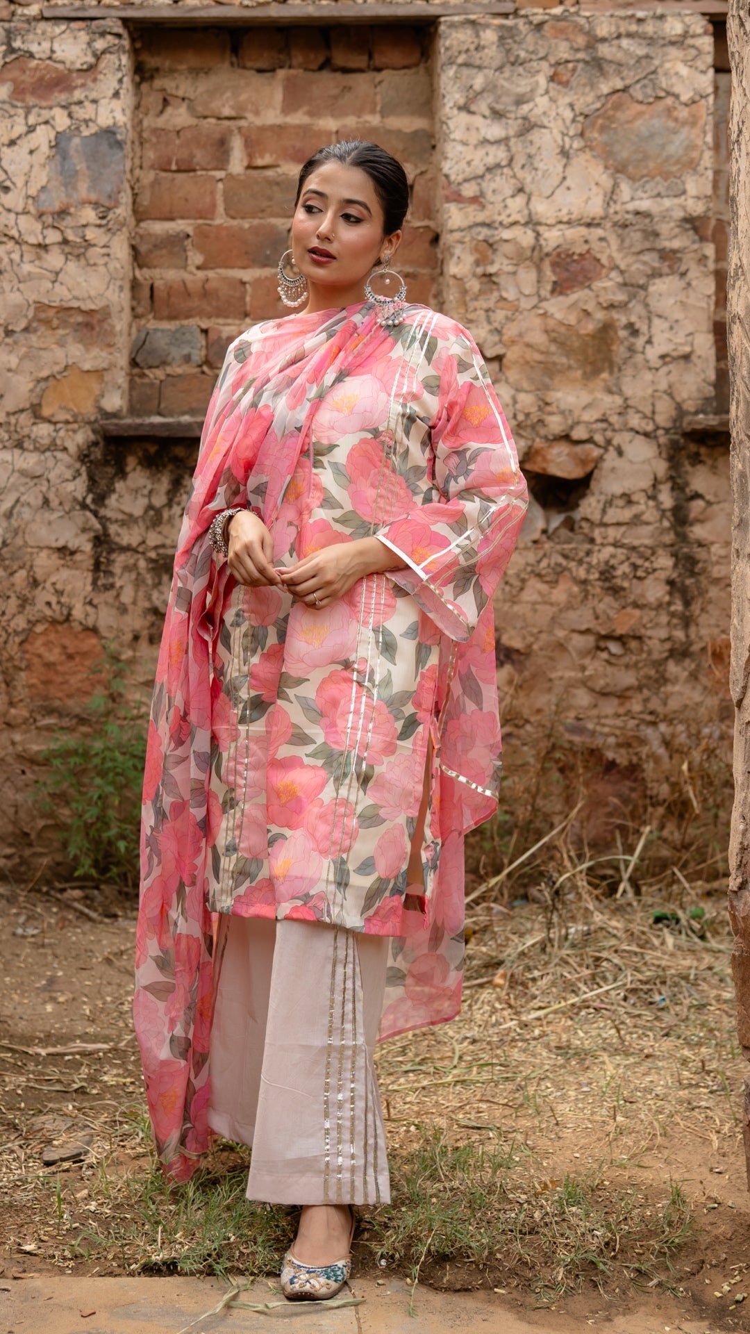 Sukh Chiffon  Suit Set