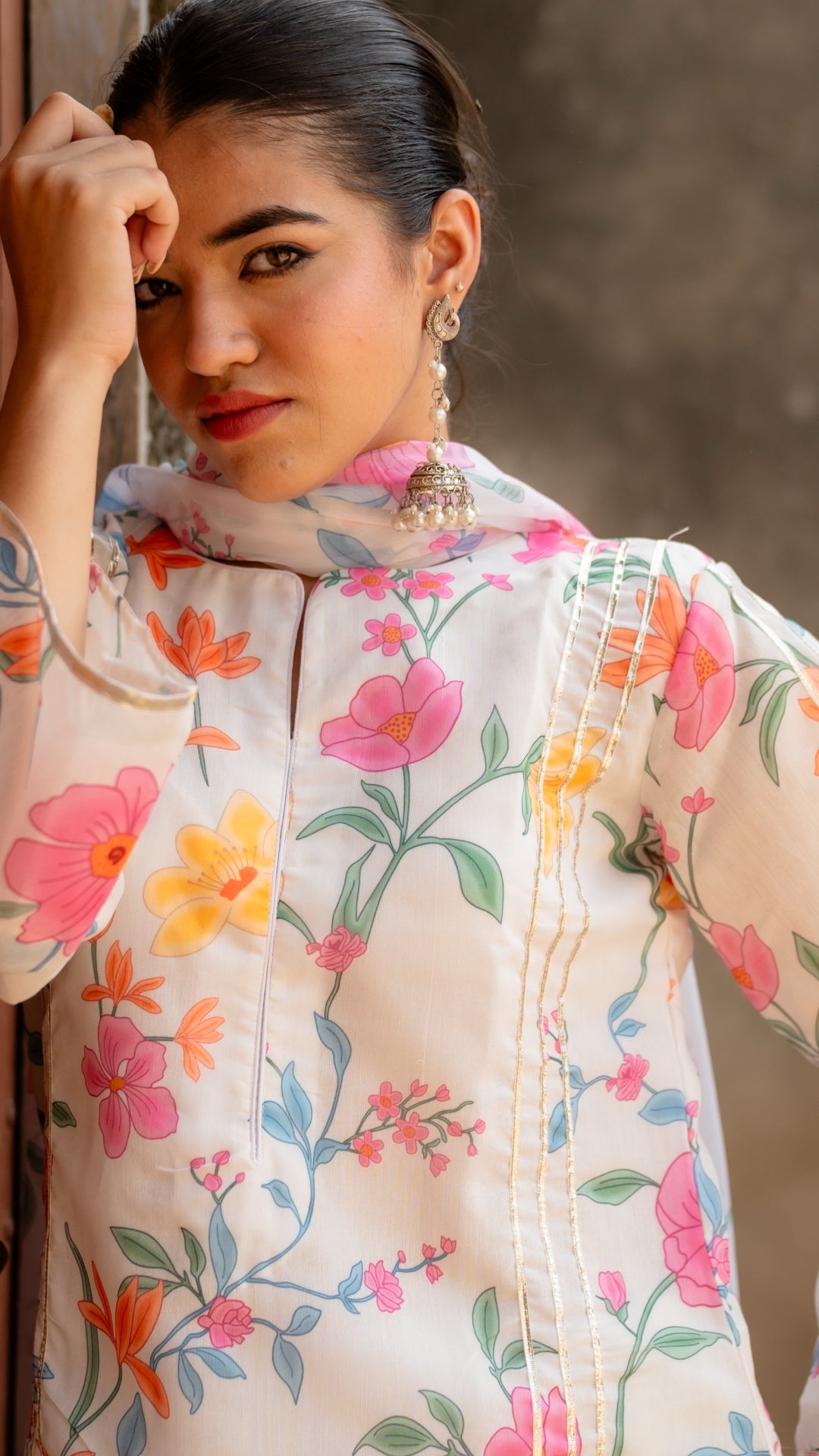 Ruhani Chiffon Suit Set