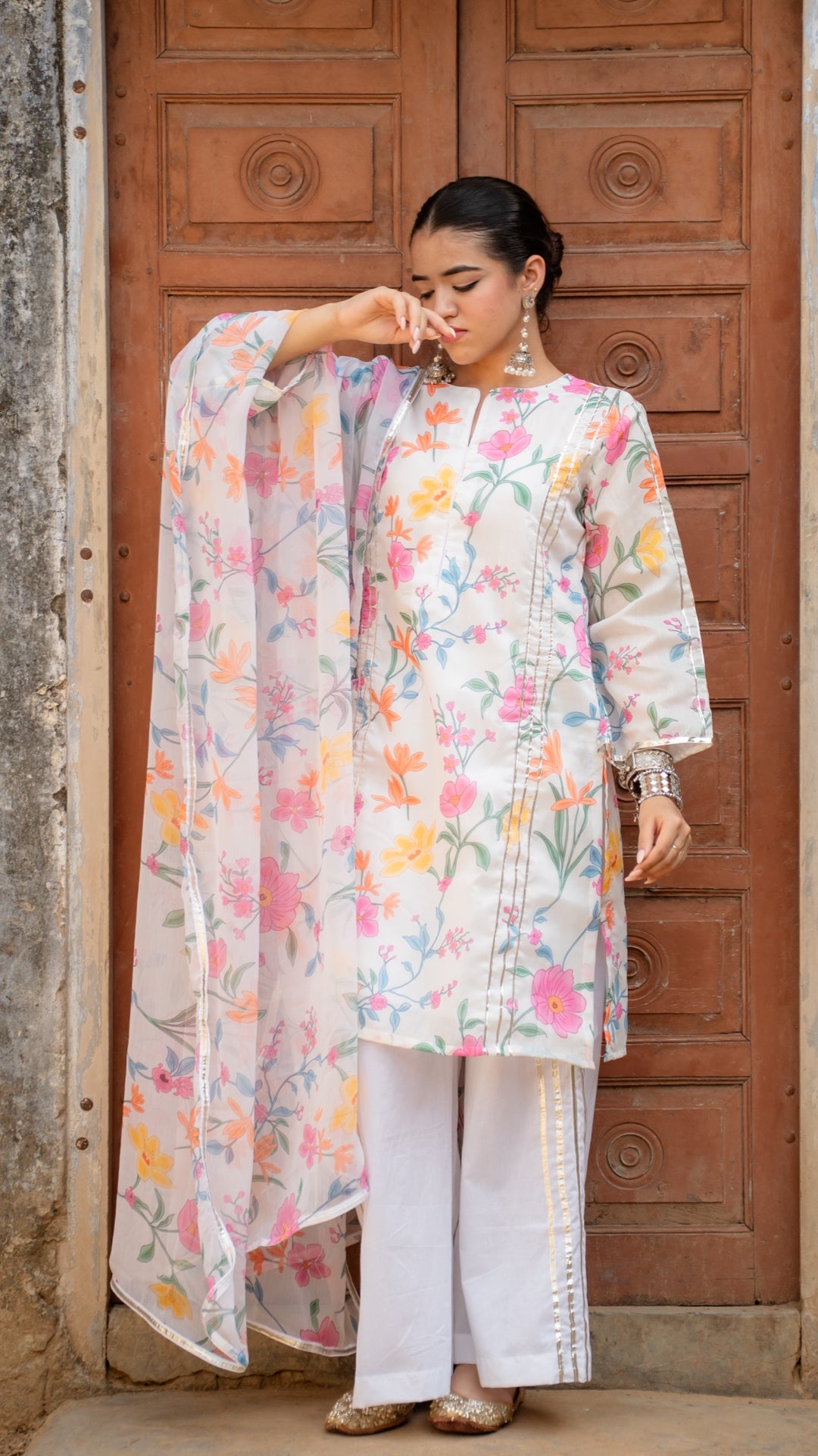 Ruhani Chiffon Suit Set