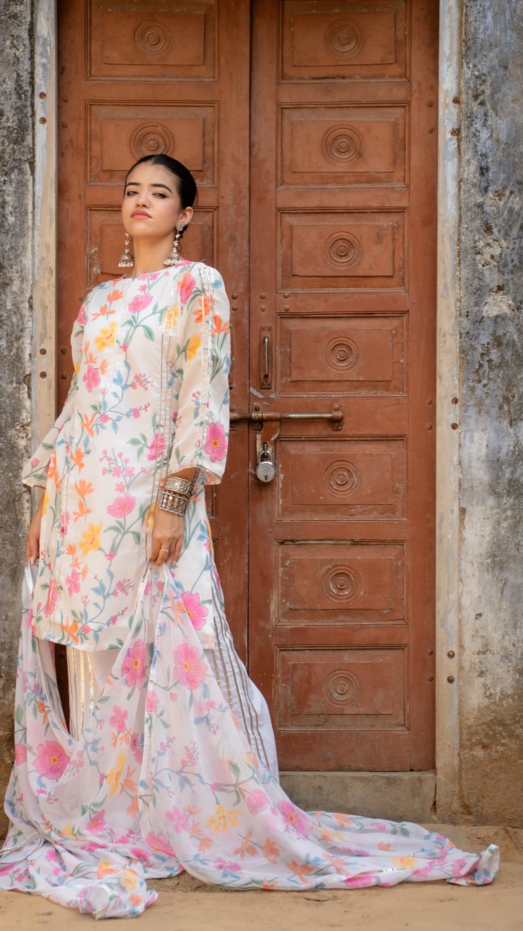 Ruhani Chiffon Suit Set