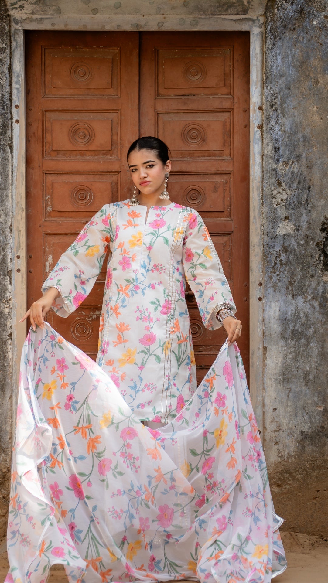 Ruhani Chiffon Suit Set