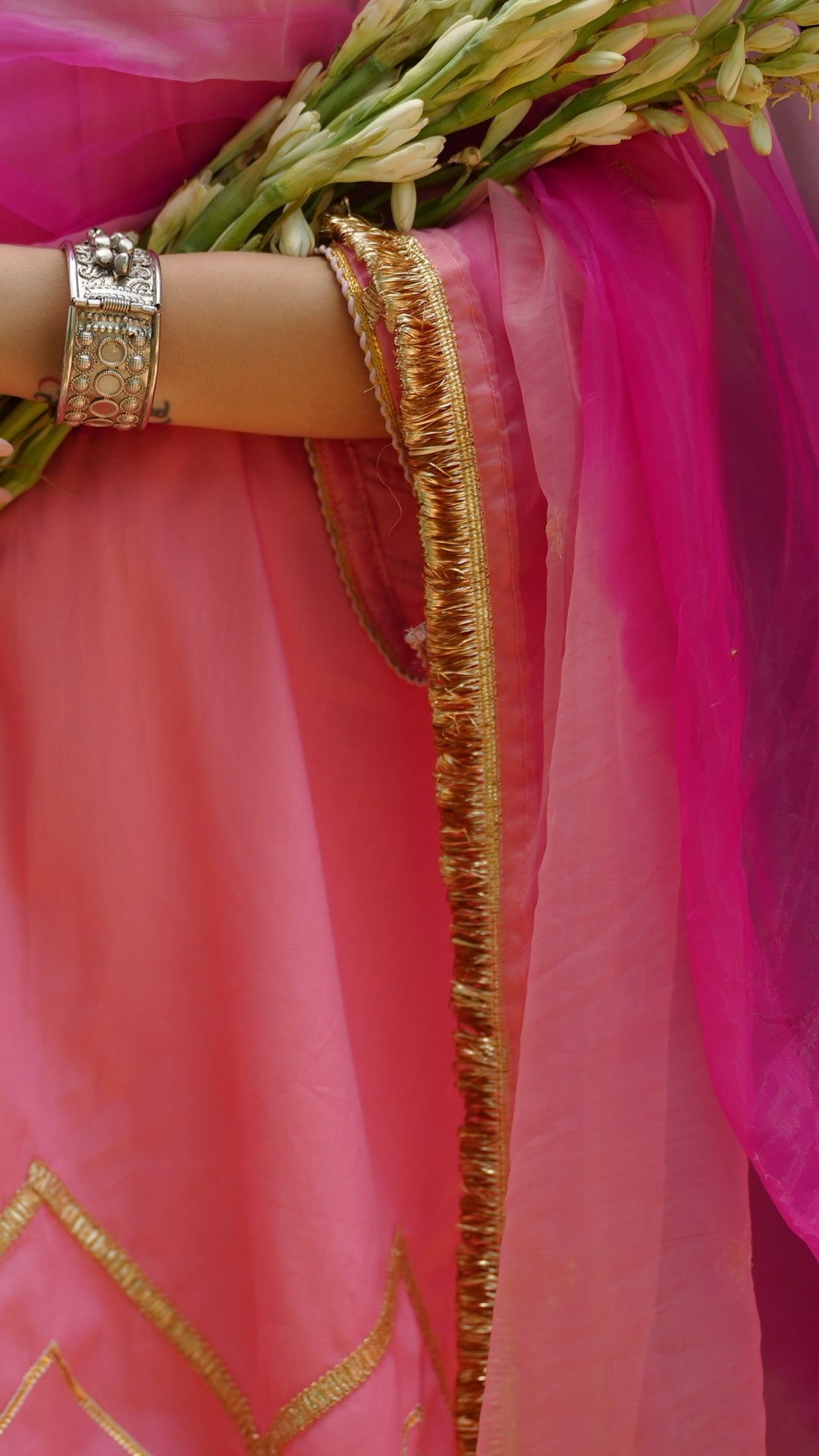 Mohini Peach & Pink Suit Set