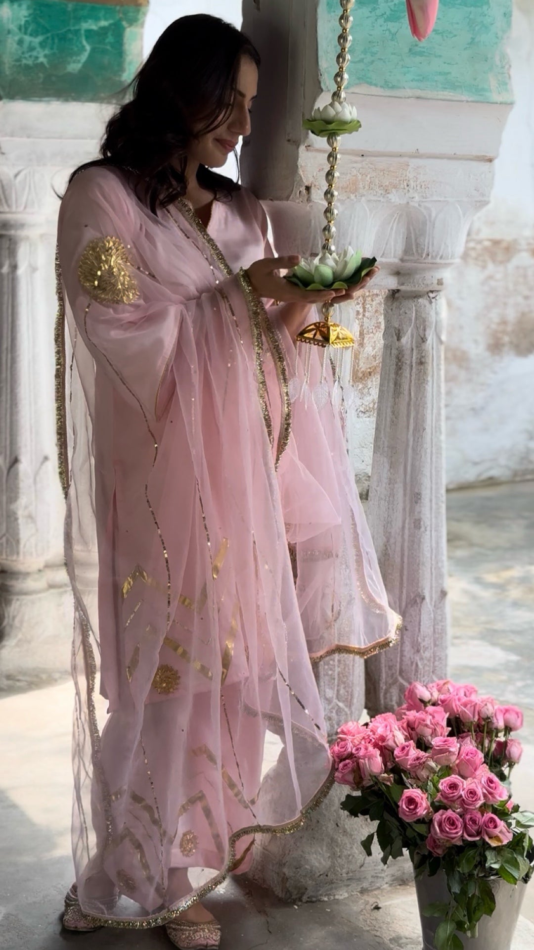 Sharvari Pink  Suit Set