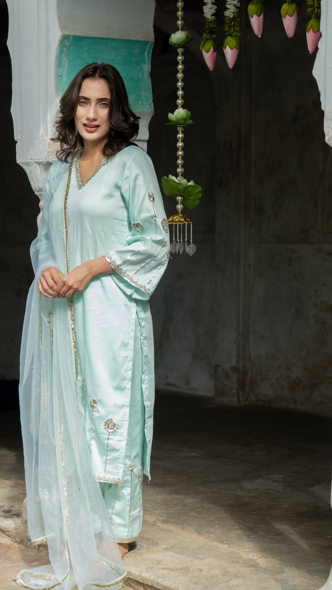Machli Neel   Suit Set