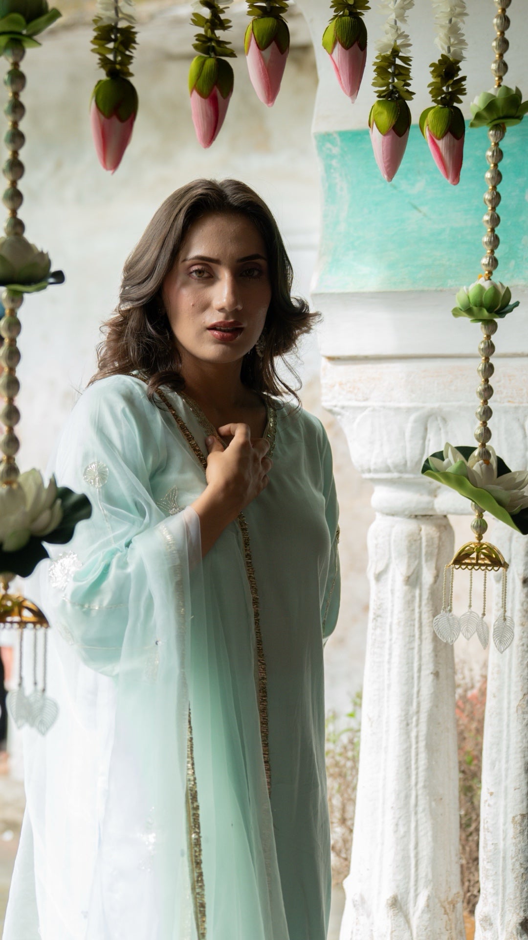 Machli Neel   Suit Set