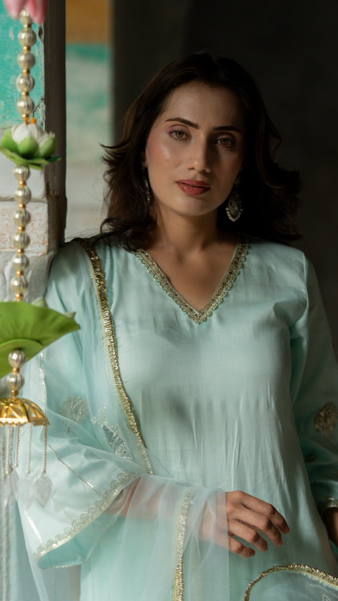 Machli Neel   Suit Set