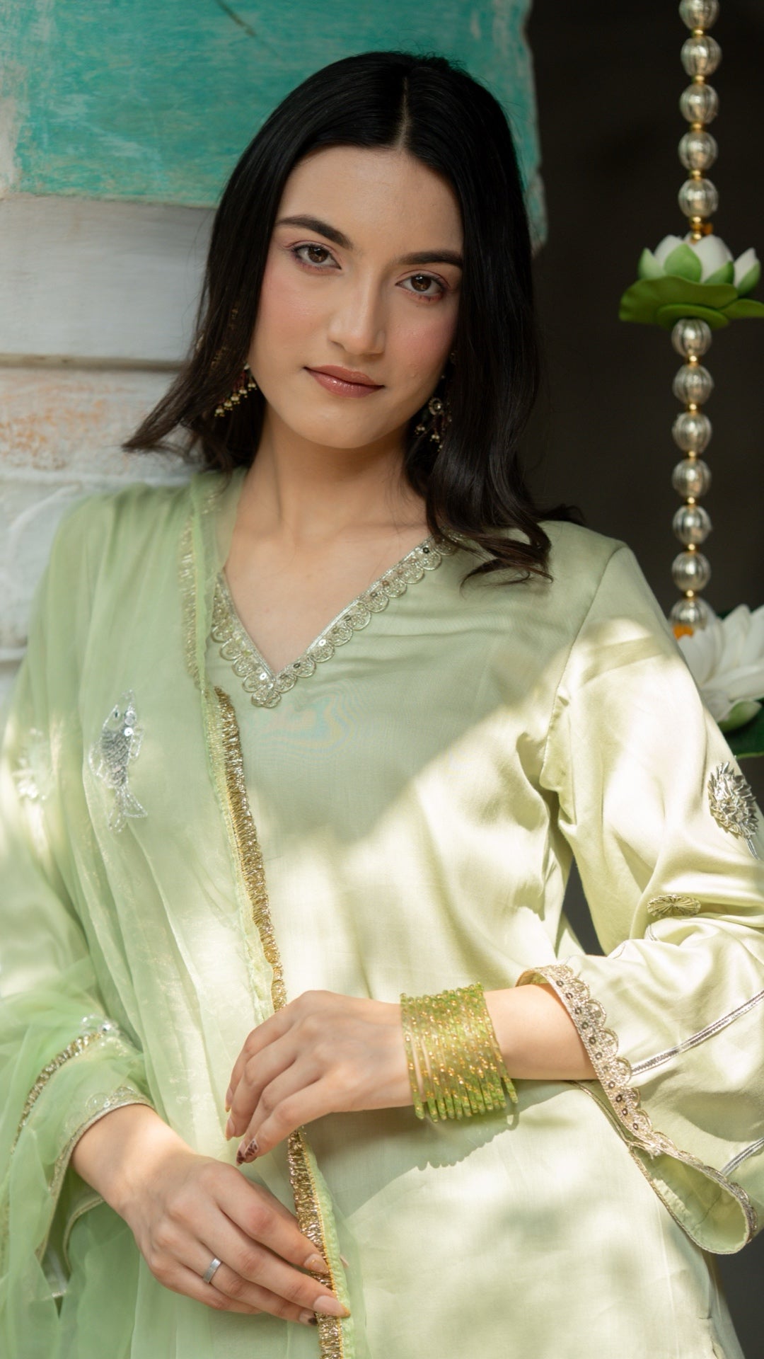 Machli   Hara  Suit Set